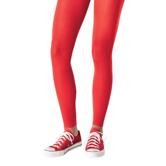 Team Spirit Red Footless Tights