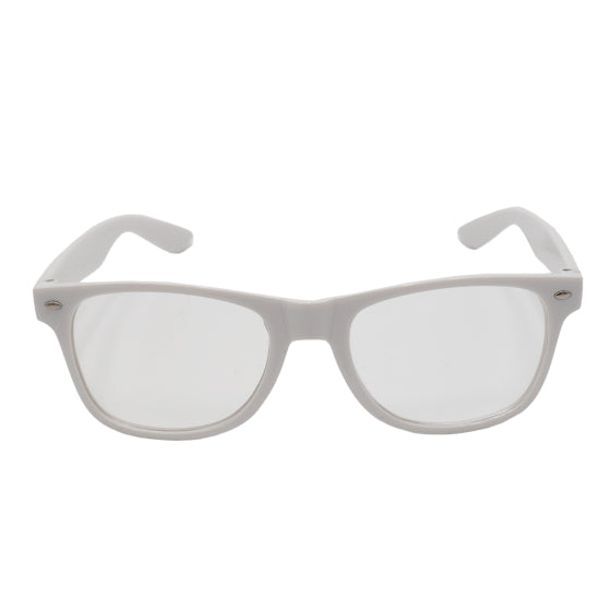 Team Spirit White Party Glasses