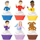 The Wiggles Party Cupcake & Picks Set