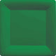 Festive Green NPC Square Paper Plates FSC 17cm 20pk