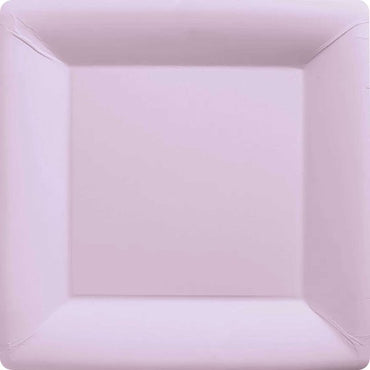 Pastel Lilac NPC Square Paper Plates FSC 17cm 20pk