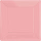 New Pink NPC Square Paper Plates FSC 23cm 20pk