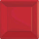 Apple Red NPC Square Paper Plates FSC 23cm 20pk