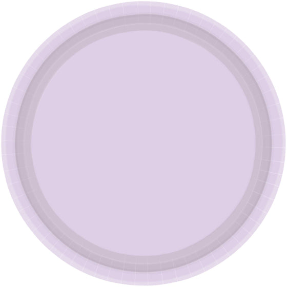 Pastel Lilac NPC Round Paper Plates FSC 17cm 20pk