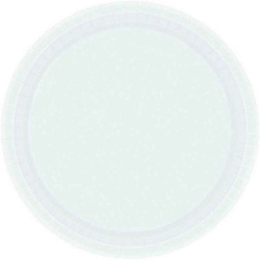 Frosty White NPC Round Paper Plates FSC 23cm 20pk