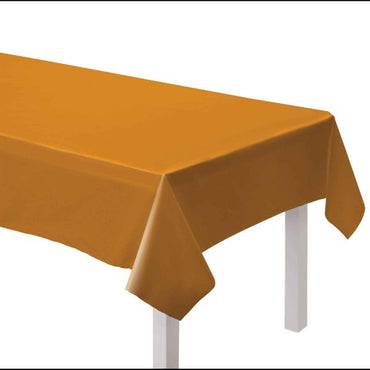 Pumpkin Orange Paper Tablecover FSC 137cm x 274cm Each