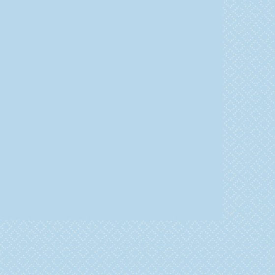 Pastel Blue Dinner Napkins 2-Ply FSC 40pk