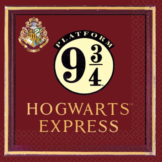 Harry Potter Lunch Napkins FSC 16pk
