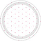 Bright Pink Dots NPC Round Paper Plates FSC 17cm 8pk