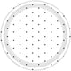 Jet Black Dots NPC Round Paper Plates FSC 17cm 8pk