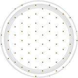 Dots Round NPC Dessert Paper Plates FSC 17cm 8pk