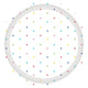 Rainbow Dots NPC Round Paper Plates FSC 17cm 8pk