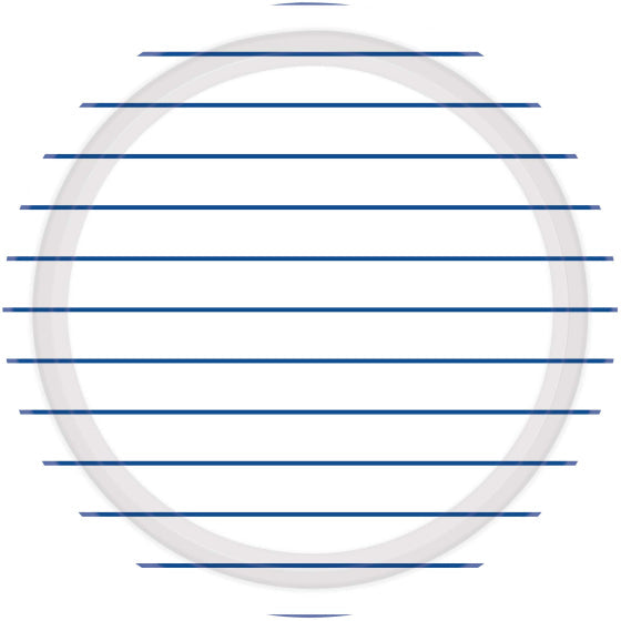 Stripes Round NPC Lunch Paper Plates FSC 23cm 8pk