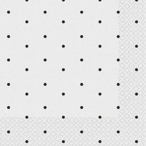 Dots Beverage Napkins 2-Ply FSC 16pk