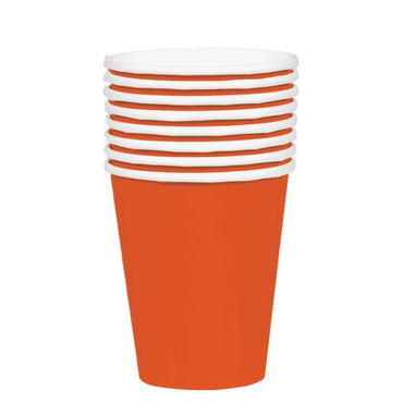 Pumpkin Orange Paper Cups FSC 354ml 20pk