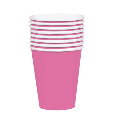 Bright Pink HC Paper Cups FSC 354ml 20pk