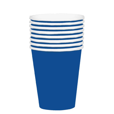 Bright Royal Blue HC Paper Cups FSC 354ml 20pk