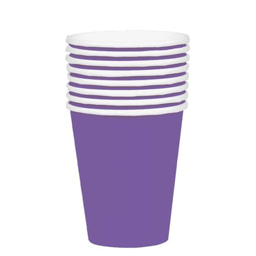 New Purple HC Paper Cups FSC 354ml 20pk