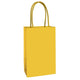 Sunshine Yellow Paper Kraft Bag FSC 21cm x 13cm x 8cm 8pk