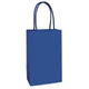 Bright Royal Blue Paper Kraft Bag FSC 21cm x 13cm x 8cm 8pk