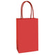 Apple Red Paper Kraft Bag FSC 21cm x 13cm x 8cm 8pk