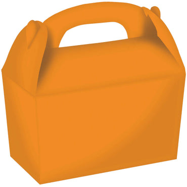 Pumpkin Orange Gable Boxes FSC 15cm x 17.5cm x 10cm 4pk