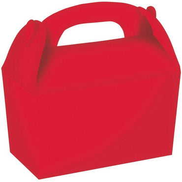 Apple Red Gable Boxes FSC 15cm x 17.5cm x 10cm 4pk