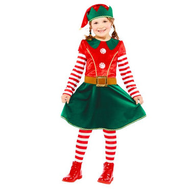 Elf Dress Girls Costume