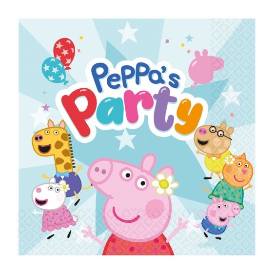 Peppa's Party Lunch Napkin 16pk