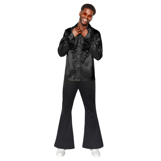 Disco Flares Black Mens Costume