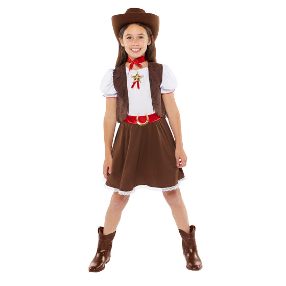 Western Cowgirl Girls Costume