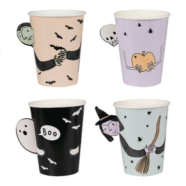 Boo Crew Character Halloween Paper Party Cups FSC 266ml 8pk