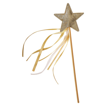 Fancy Dress Gold Star Fairy Wand