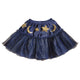 Fancy Dress Navy Velvet Sparkle Kids Wizard Tutu 5-7 Years