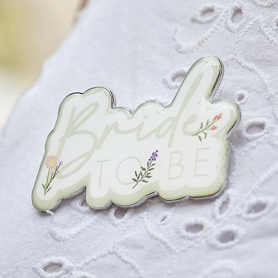 Bridal Bloom Bride Badge 3.3cm x 5.3cm Each