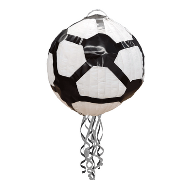 Soccer Ball 3D Shape Pull String Pinata FSC 30cm x 30cm x 30cm Each