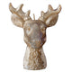 Merry & Bright Gold Stag Candle 16.4cm x 13.8cm Each