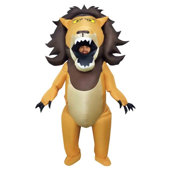 Big Mouth Inflatable Lion Adult Costume