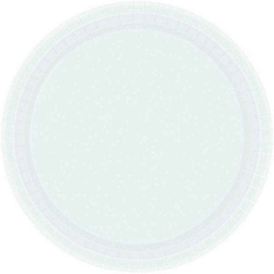 Frosty White NPC Round Paper Plates 17cm 20pk