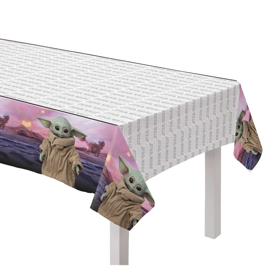 The Mandalorian Star Wars Tablecover Paper Each - Party Savers