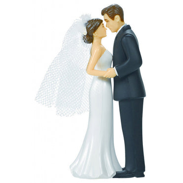 Bride and Groom Plastic Cake Topper - Party Savers