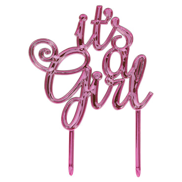 Girl Plastic Cake Topper - Party Savers