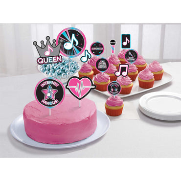 Internet Famous Birthday Cake Topper Kit 12pk