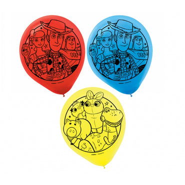 Toy Story 4 Latex Balloons 30cm 6pk - Party Savers