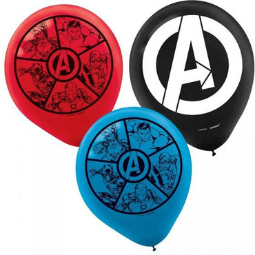 Marvel Avengers Latex Balloon 30cm 6pk