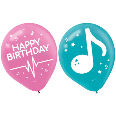 Internet Famous Birthday Latex Balloons 30cm 6pk