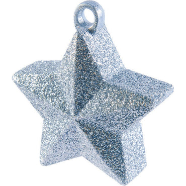Star Silver Balloon Weight - Party Savers