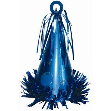 Blue Party Hat Balloon Weight Each