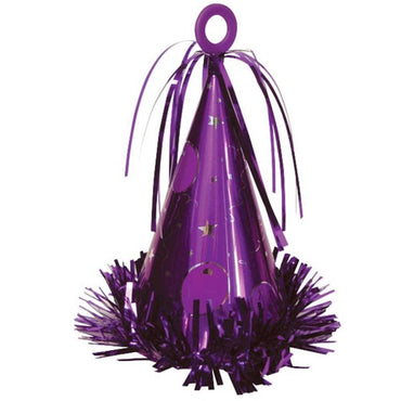 Purple Party Hat Balloon Weight Each