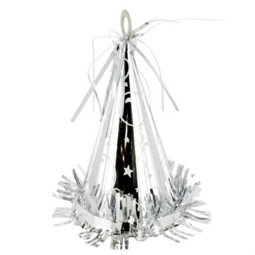 Silver Party Hat Balloon Weight Each